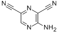3-AMINOPYRAZINE-2,6-DICARBONITRILE结构式