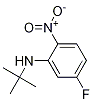 Structure of N-t-Butyl-5-fluoro-2-nitroaniline