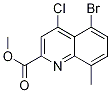 Structure of Methyl 5-bromo-4-chloro-8-methylquinoline-2-carboxylate