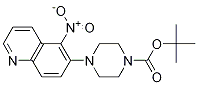 Structure of tert-Butyl4-(5-nitroquinolin-6-yl)piperazine-1-carboxylate