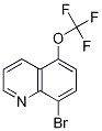 8-溴-5-(三氟甲氧基)喹啉结构式
