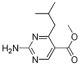 Structure of METHYL 2-AMINO-4-ISOBUTYLPYRIMIDINE-5-CARBOXYLATE 95%