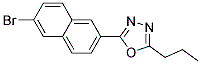 Structure of 2-(6-Bromonaphthalen-2-yl)-5-propyl-1,3,4-oxadiazole