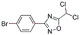 Structure of 3-(4-Bromophenyl)-5-(dichloromethyl)-1,2,4-oxadiazole