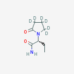 Structure of LEVETIRACETAM-D6