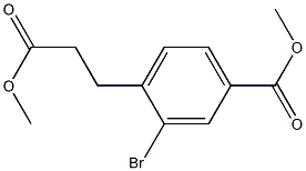 Structure of Methyl 3-broMo-4-(3-Methoxy-3-oxopropyl)benzoate