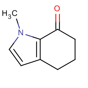 Structure of 7H-Indol-7-one, 1,4,5,6-tetrahydro-1-methyl-
