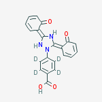 4-[3,5-Bis(2-hydroxyphenyl)-1H-1,2,4-triazol-1-yl]benzoic Acid-d4结构式