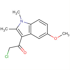Ethanone, 2-chloro-1-(5-methoxy-1,2-dimethyl-1H-indol-3-yl)-结构式