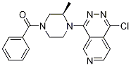 Methanone, [(3R)-4-(1-chloropyrido[3,4-d]pyridazin-4-yl)-3-methyl-1-piperazinyl]phenyl-结构式