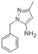 Structure of 2-BENZYL-5-METHYL-2H-PYRAZOL-3-YLAMINE