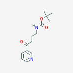 Structure of tert-Butyl (4-oxo-4-(pyridin-3-yl)butyl)carbaMate