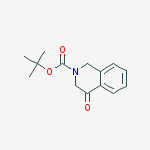Structure of Tert-butyl 4-oxo-1,3-dihydroisoquinoline-2-carboxylate