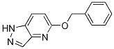 Structure of 5-(benzyloxy)-1H-pyrazolo[4,3-b]pyridine