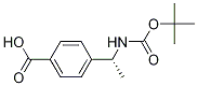 Structure of 4-[(1R)-1-[[(tert-Butoxy)carbonyl]amino]ethyl]benzoic acid