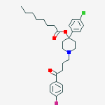 Structure of HALOPERIDOL OCTANOATE