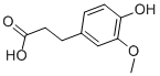 Structure of 3-(4-HYDROXY-3-METHOXYPHENYL)PROPIONIC ACID