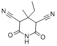 Structure of 2 4-DICYANO-3-ETHYL-3-METHYLGLUTARIMIDE&