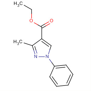 1H-Pyrazole-4-carboxylic acid, 3-methyl-1-phenyl-, ethyl ester结构式