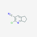 Structure of 2-chloro-6,7-dihydro-5h-cyclopenta[b]pyridine-3-carbonitrile