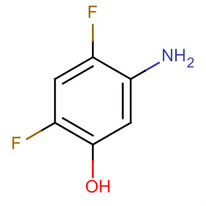 Structure of Phenol, 5-amino-2,4-difluoro-