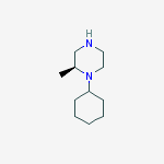 Piperazine, 1-cyclohexyl-2-methyl-, (2S)-结构式