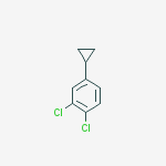 Benzene, 1,2-dichloro-4-cyclopropyl-结构式