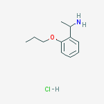 Structure of [1-(2-propoxyphenyl)ethyl]amine hydrochloride