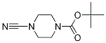 Structure of 4-Cyanopiperazine-1-carboxylic acid tert-butyl ester