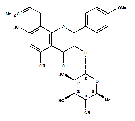 Structure of baohuoside I