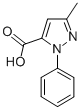 Structure of 5-METHYL-2-PHENYL-2H-PYRAZOLE-3-CARBOXYLIC ACID