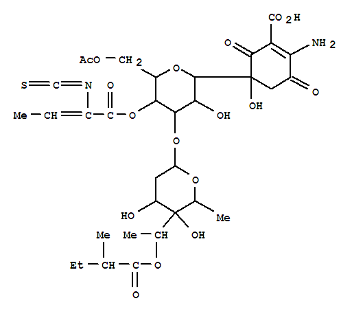 Structure of O-demethylpaulomycin A