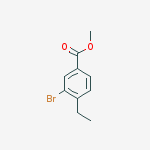 Structure of Methyl 3-bromo-4-ethylbenzoate