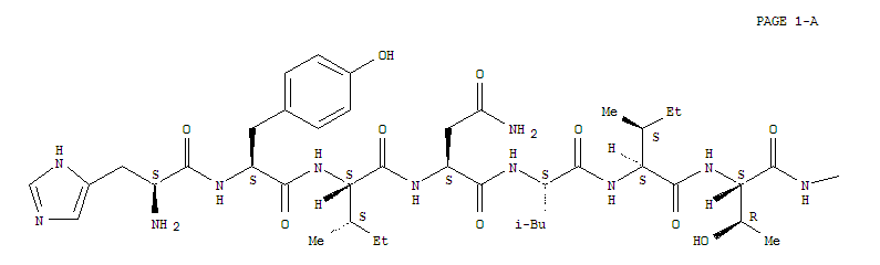 Structure of neuropeptide Y (26-36)