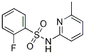 Structure of 2-Fluoro-N-(6-Methyl-2-pyridyl)benzenesulfonaMide