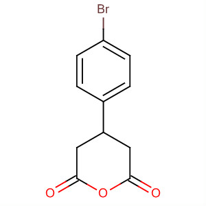 Structure of 2H-Pyran-2,6(3H)-dione, 4-(4-bromophenyl)dihydro-