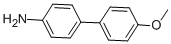 Structure of 4-METHOXY-BIPHENYL-4-YLAMINE