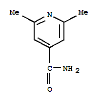 Structure of 4-Pyridinecarboxamide,2,6-dimethyl-