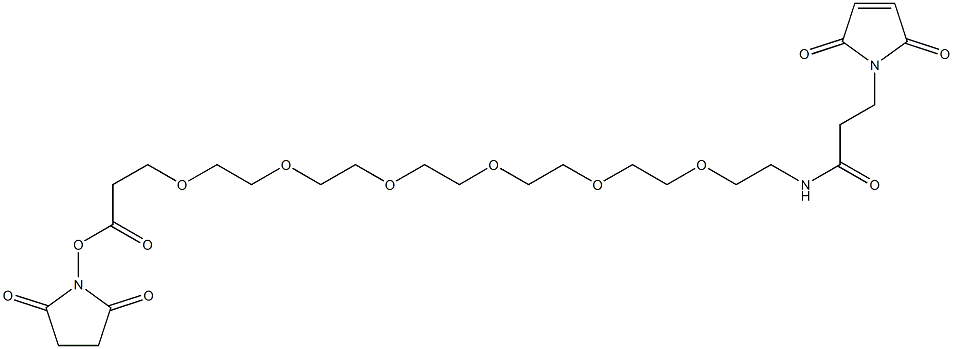 Structure of alpha-MaleiMidopropionyl-oMega-succiniMidyl-6(ethylene glycol)