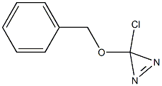 Structure of 3H-Diazirine, 3-chloro-3-(phenylmethoxy)-