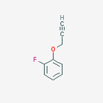 Structure of Benzene, 1-fluoro-2-(2-propyn-1-yloxy)