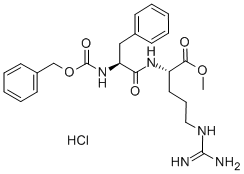 Structure of Z-PHE-ARG-OME HCL