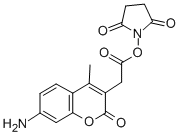 Structure of AMCA-NHS