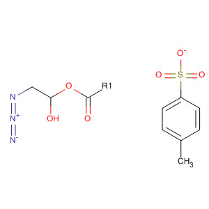 Structure of Ethanol, 2-azido-, 4-methylbenzenesulfonate (ester)