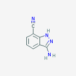 Structure of 3-AMino-1H-indazole-7-carbonitrile