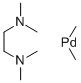 Structure of cis-Dimethyl(N,N,N,N-tetramethylethylenediamine)palladium(II), 99%