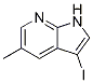 Structure of 3-Iodo-5-methyl-1H-pyrrolo[2,3-b]pyridine