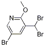 Structure of 5-bromo-3-(dibromomethyl)-2-methoxypyridine