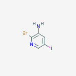 Structure of 2-Bromo-5-iodopyridin-3-amine