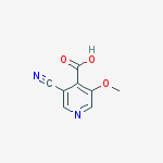 Structure of 3-cyano-5-methoxypyridine-4-carboxylic acid